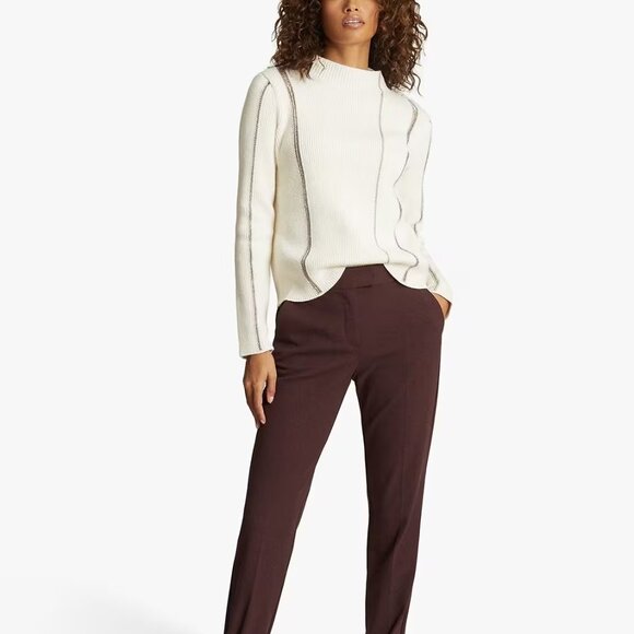 Reiss Naomi Metallic Stripe Jumper NWT - Picture 2 of 8